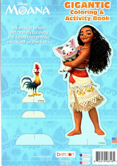 Disney - Moana - Gigantic Coloring & Activity Book - 200 Pages