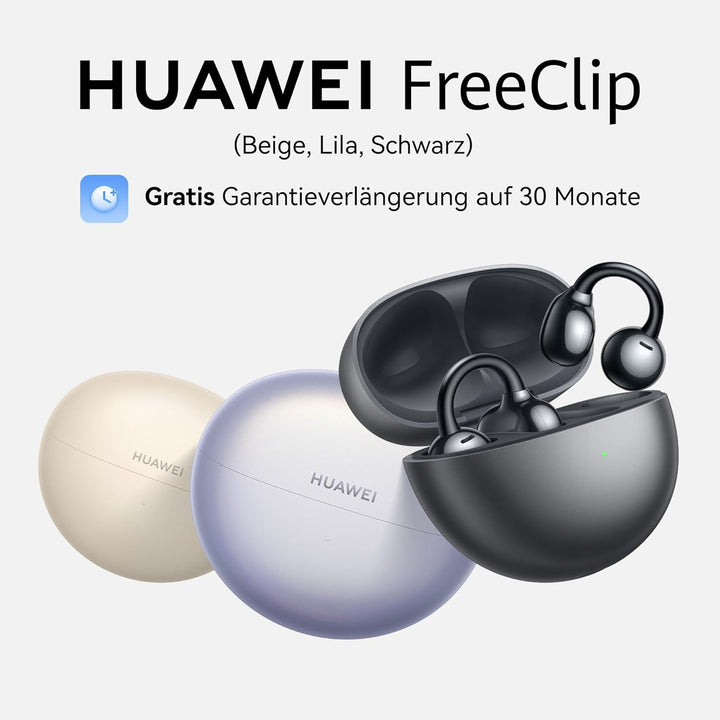 HUAWEI FreeClip, kabellose kopfhörer mit Innovatives Clip-Design, Intensives Open-Ear-Hörerlebnis, K