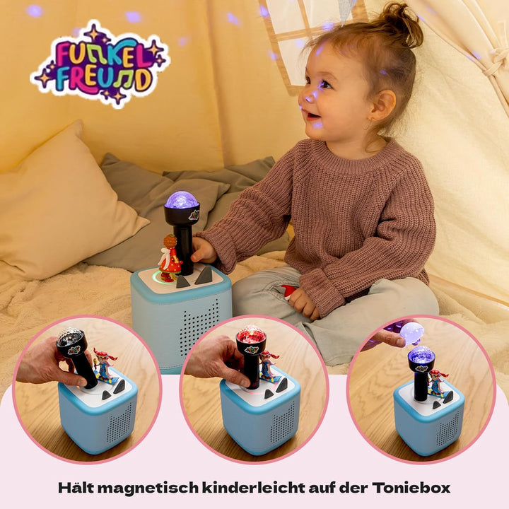 LED Licht für die Toniebox musikgesteuert | Kinderdisco & Nachtlicht | Kompatibel mit Toniebox 1 & 2