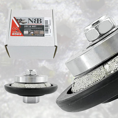 NBB Diamant-Profilscheibe Diamantfräser Fräsbohrer Trennreibahle Profilierungs-Bit für Porzellan Fli