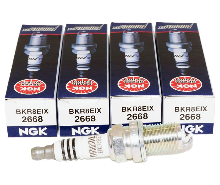 NGK Iridium IX Zündkerze BKR8EIX #2668, 4 Stück