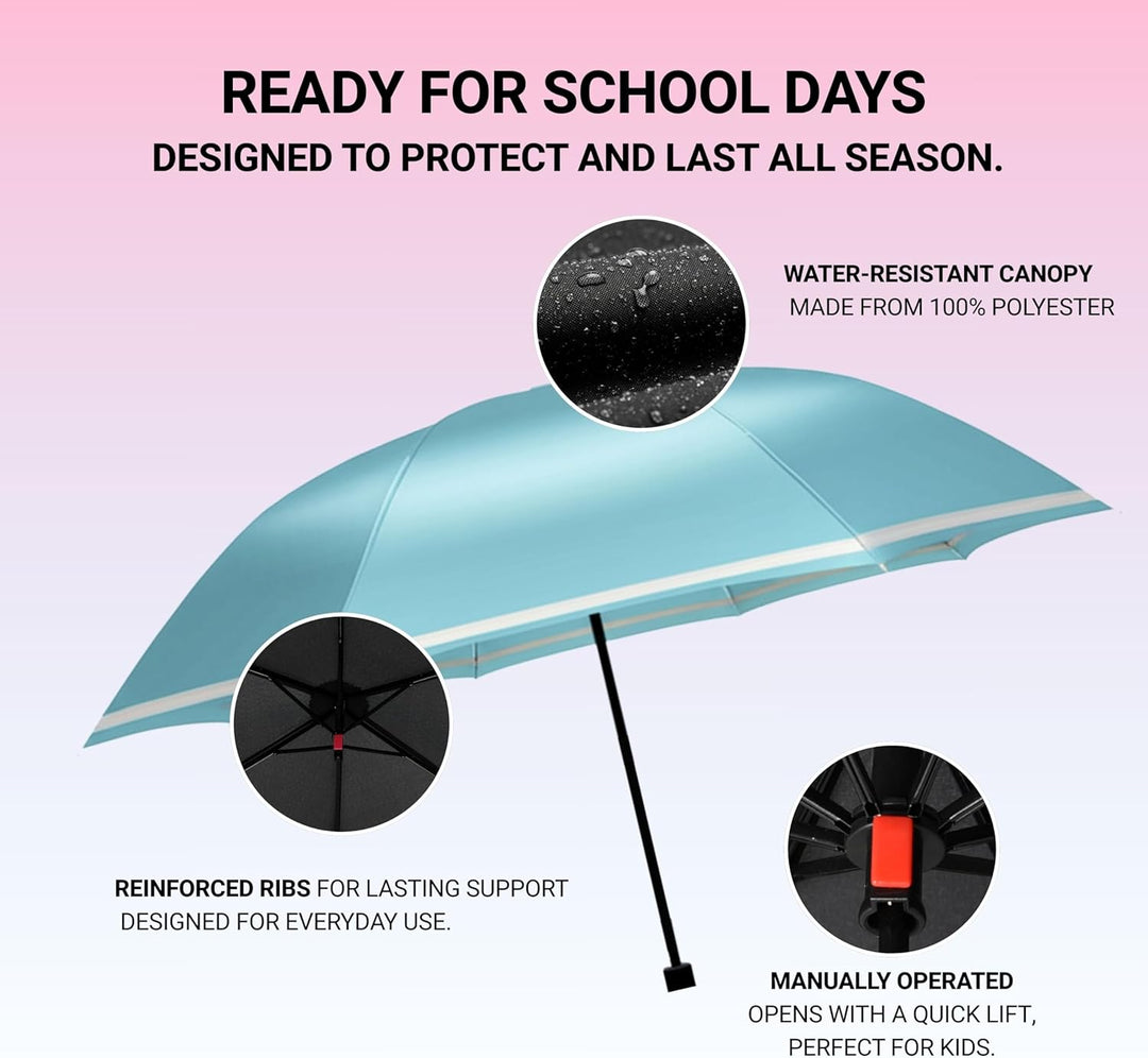 Knirps Rookie manual Kinder Regenschirm capri, 90 cm, Capri