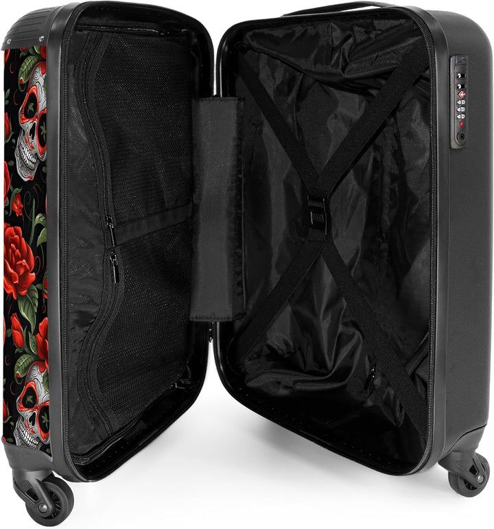 NoBoringSuitcases.com® Handgepäck, Hartschalenkoffer mit TSA Schloss, Trolley, Reisekoffer, Carry on