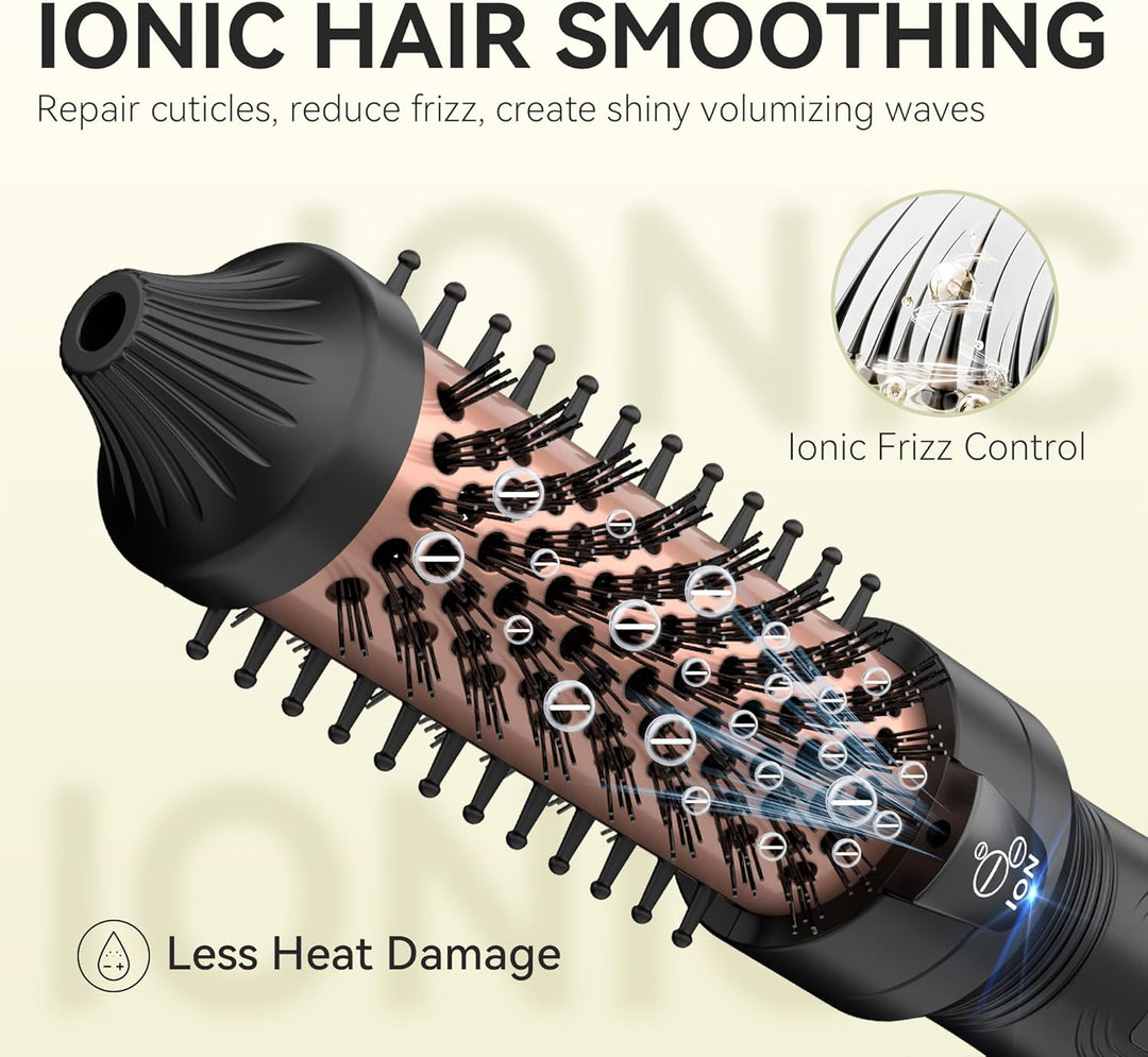 Thermobürste, MINI Thermal Brush, 27mm Heisse Bürste für Blowout-Effekt, Tourmalin-Keramik-Ion-Locke