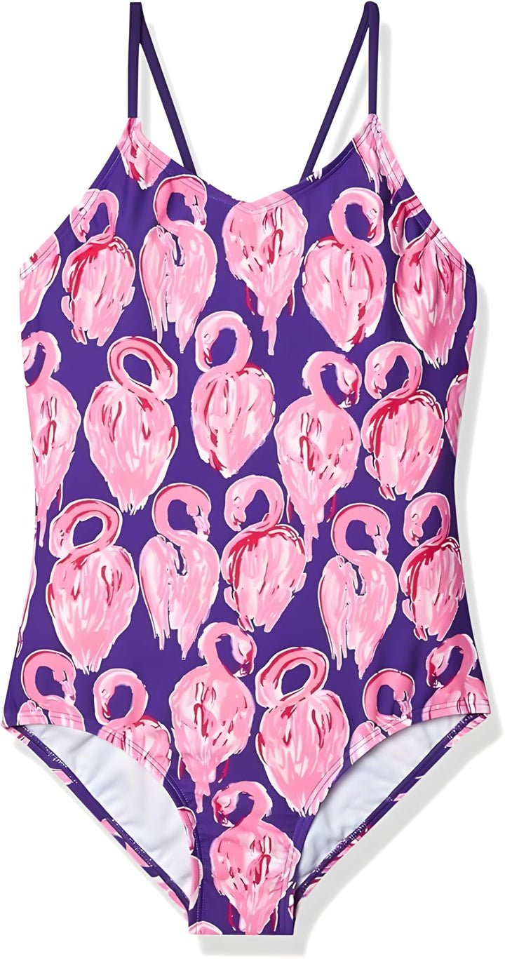 Kanu Surf Mädchen Badeanzug 12 Hallie Lila Flamingo, 12 Hallie Lila Flamingo