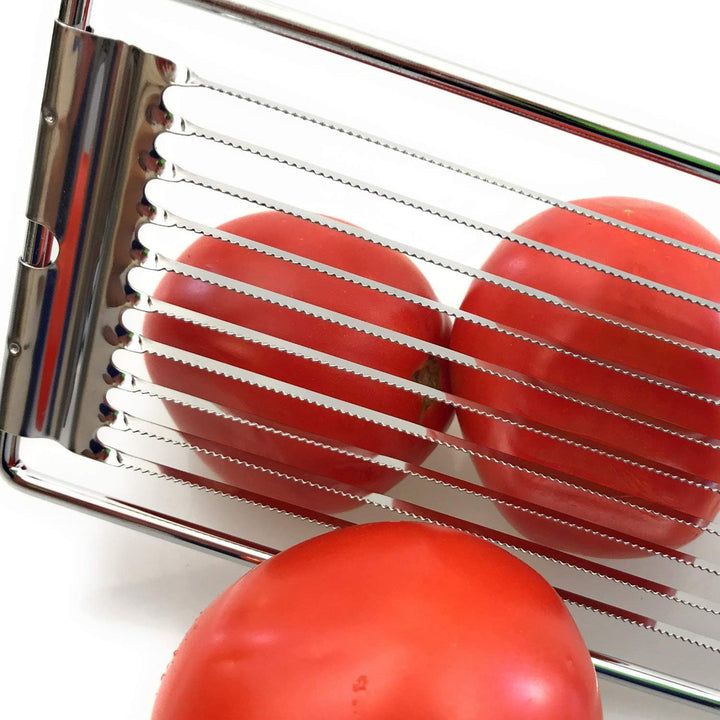 Kerafactum Tomatenmesser Tomaten Messer Tomatenschneider Obstschneider Mozarella Eierschneider Tomat