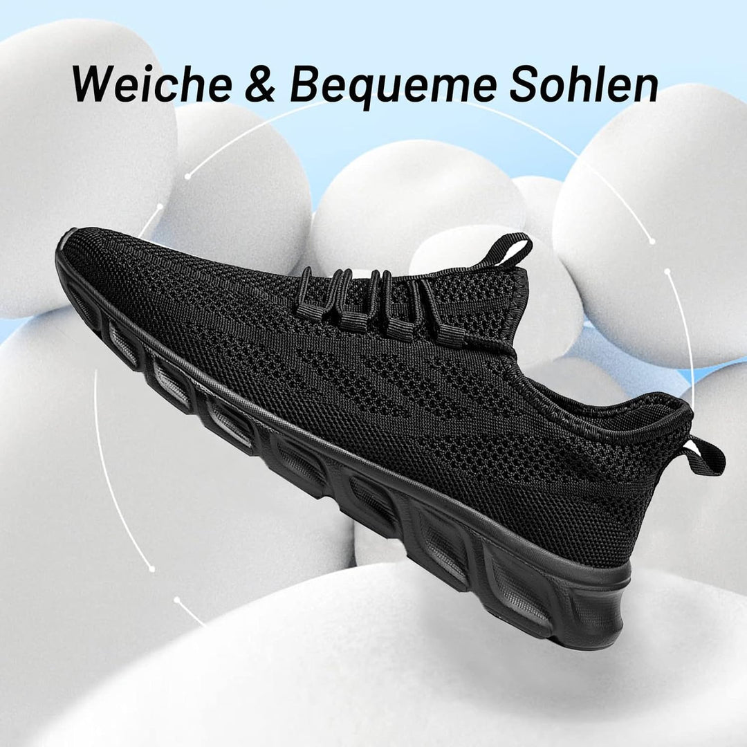 AZSDXS Sneaker Sportschuhe FüR Herren Turnschuhe Herren Schuhe Herren Sneaker Herren 39 EU Schwarz,