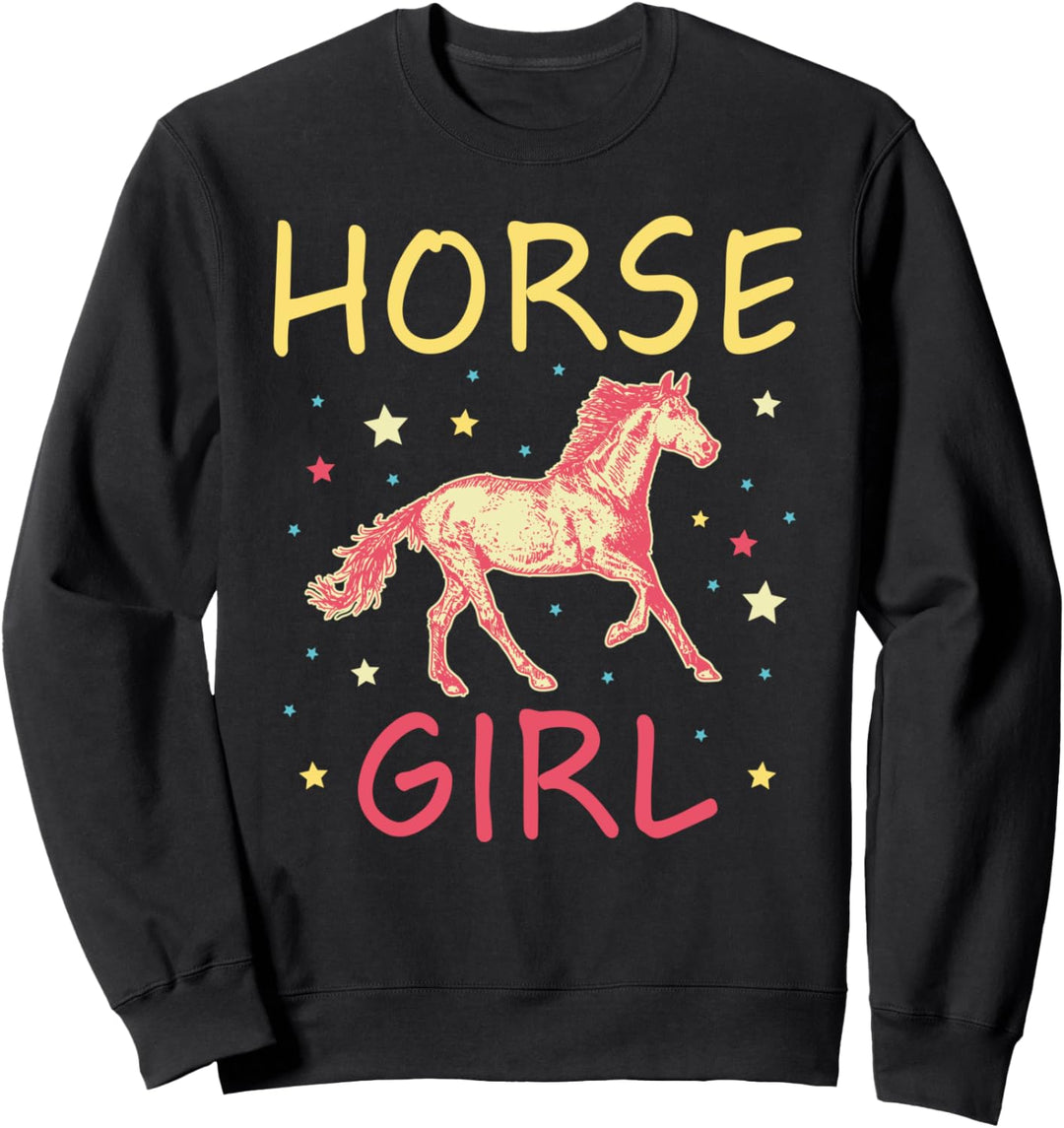 Pferdemädchen Cute Horseback Riding Love Horse Racing Horses Sweatshirt