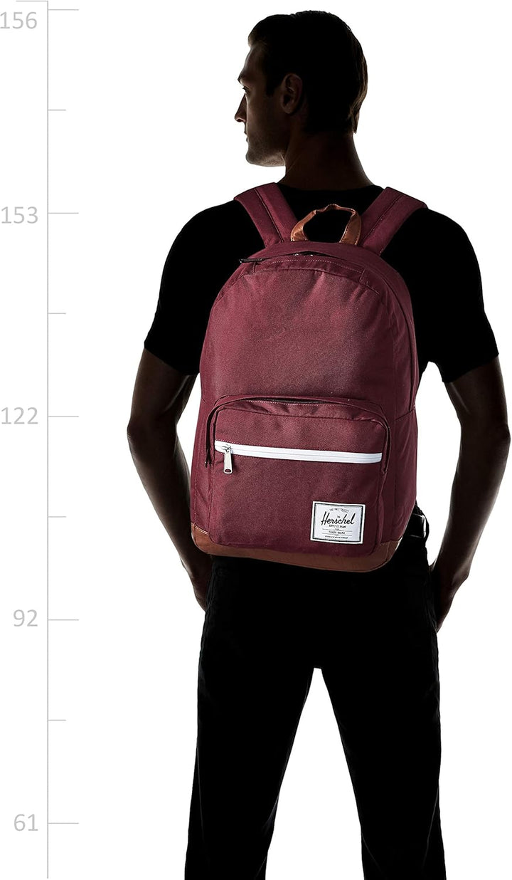Herschel Pop Quiz Backpack Rucksack, 20 Liter, Windsor Wine/Tan, Windsor Wine/Tan