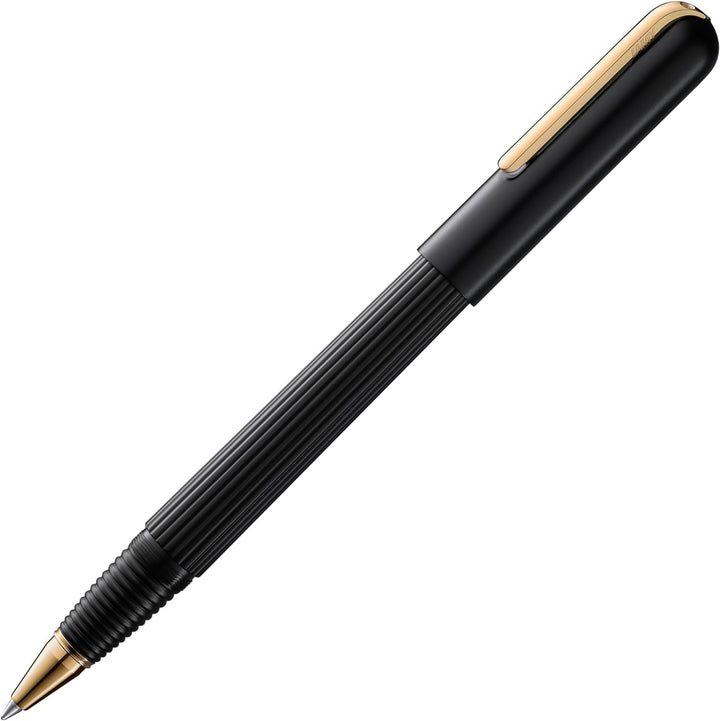 LAMY imporium Tintenroller 360 - Rollpen mit einem Gehäuse in mattschwarzer PVD Veredelung und polie
