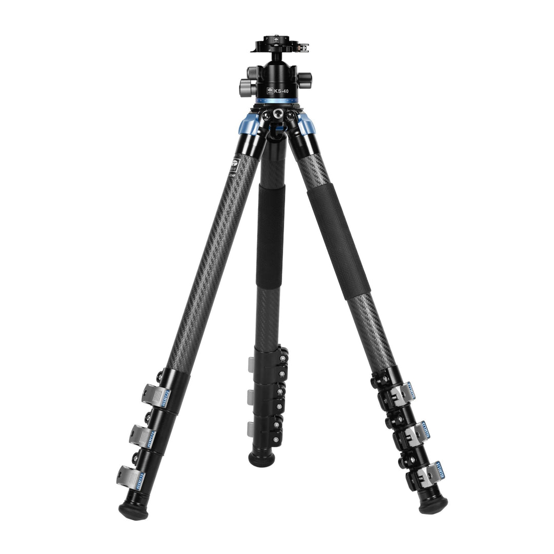 SlRUl L-324F Carbon Stativ Reisestativ Kamera mit KS-40 Low Gravity Kugelkopf, Ultraleicht, Kompakt,