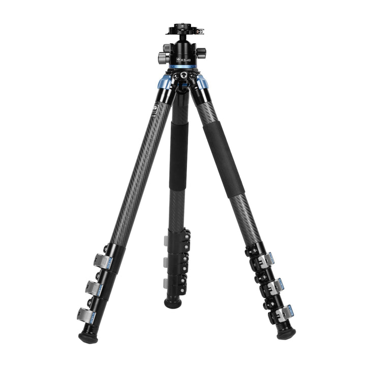 SlRUl L-324F Carbon Stativ Reisestativ Kamera mit KS-40 Low Gravity Kugelkopf, Ultraleicht, Kompakt,