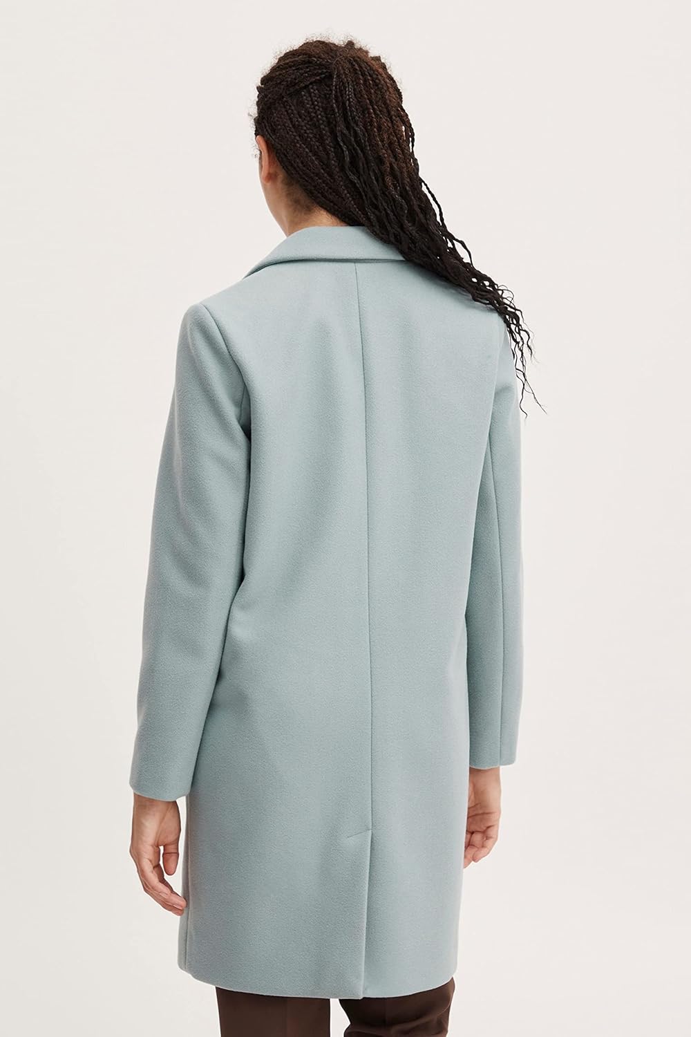 ICHI IHJANNET JA4 Damen Steppmantel Wintermantel Winterjacke Kurzmantel mit Reverskragen und Knöpfen