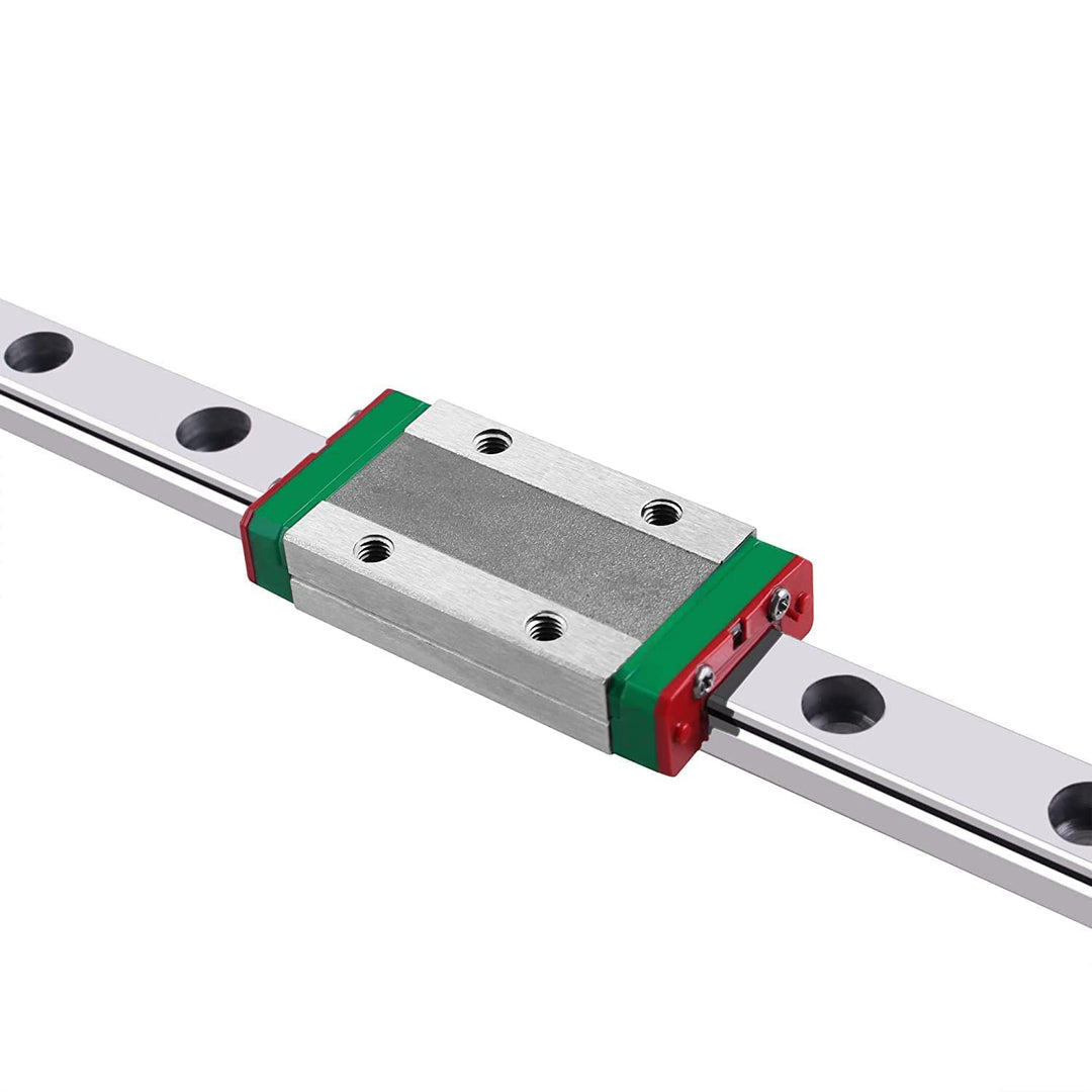CNCMANS 2 Stück MGN12 300mm Linearführung Miniatur Lineare Schienenführung mit 2 Stück MGN12H Carria