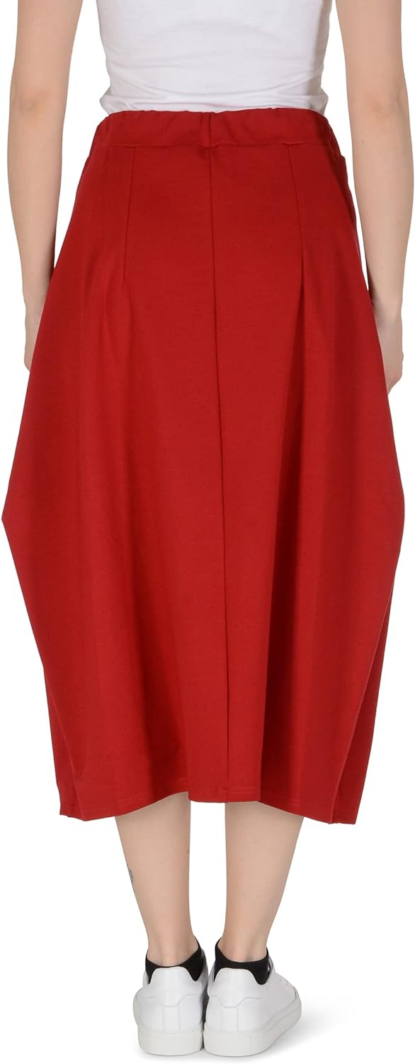 19V69 ITALIA Damen Bambi RED Lässiger Business-Rock, S