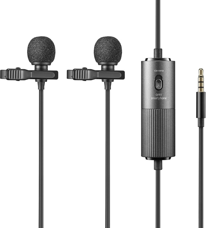 GODOX Lmd-40C Dual-Omnidirektionales Lavalier-Mikrofon