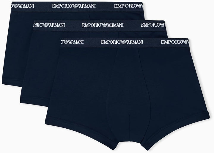 Emporio Armani Underwear Herren Badehose (3er Pack) S Armani Blue/Armani Blue/Armani Blue, S Armani