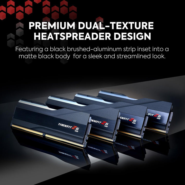 G.Skill Trident Z5 RGB - DDR5 - Kit - 64 GB: 2 x 32 GB - DIMM 288-PIN - 6400 MHz / PC5-51200 - ungep