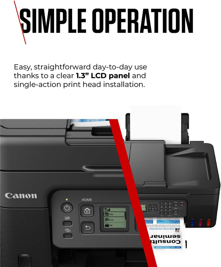 Canon PIXMA G4570 Serie – All-in-One MegaTank Drucker, Kopierer, Scanner und Faxgerät für den Heimge