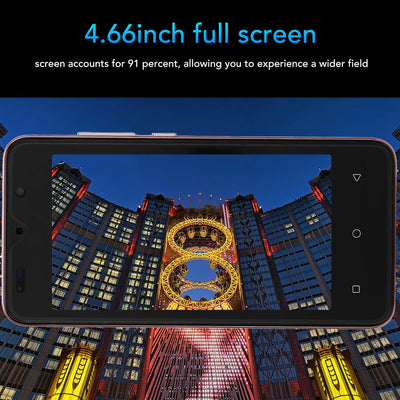 Entsperrtes Smartphone, 4,66-Zoll-HD-Bildschirm für Mobiltelefone, Werkseitig Entsperrtes Android-Sm