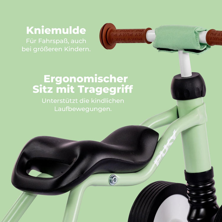 PUKY WUTSCH Pastel Green | Lauflernrad ab 1 1/2 Jahren | Lauflernhilfe Kinder | Lauflernwagen Indoor