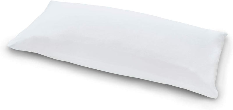 TEMPUR Jersey-Kissenbezug mit Reissverschluss für Comfort & Traditional Breeze Schlafkissen, Weiss,