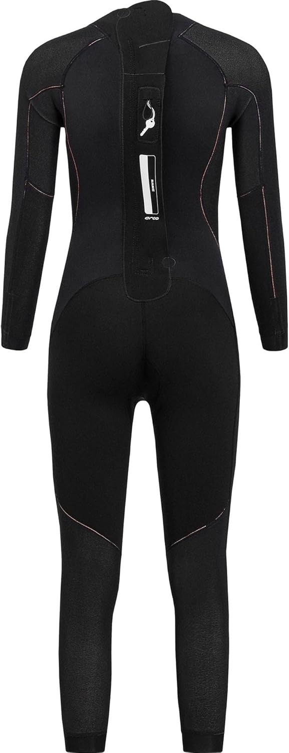 Orca Vitalis Damen-Neoprenanzug mit hoher Sichtbarkeit, Schwarz – Der Vitalis Neoprenanzug ist die E