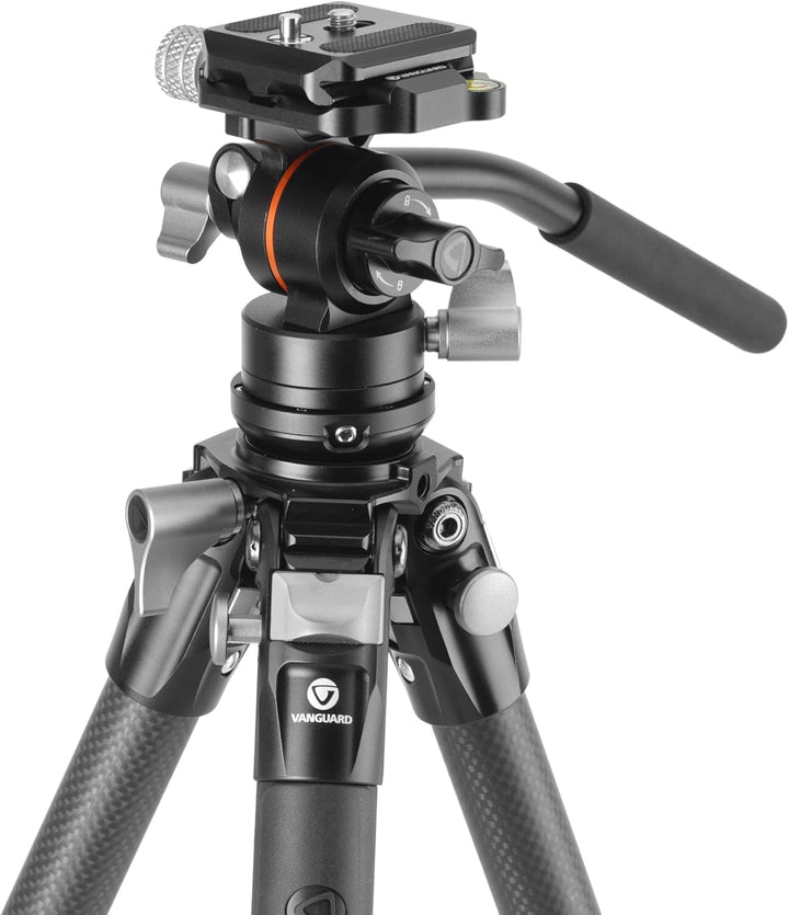 Alta Pro 3VLT 235CV12 - Kompaktes Video-Reise-Stativ aus Carbon mit Nivellierbasis - Traglast 6 kg K