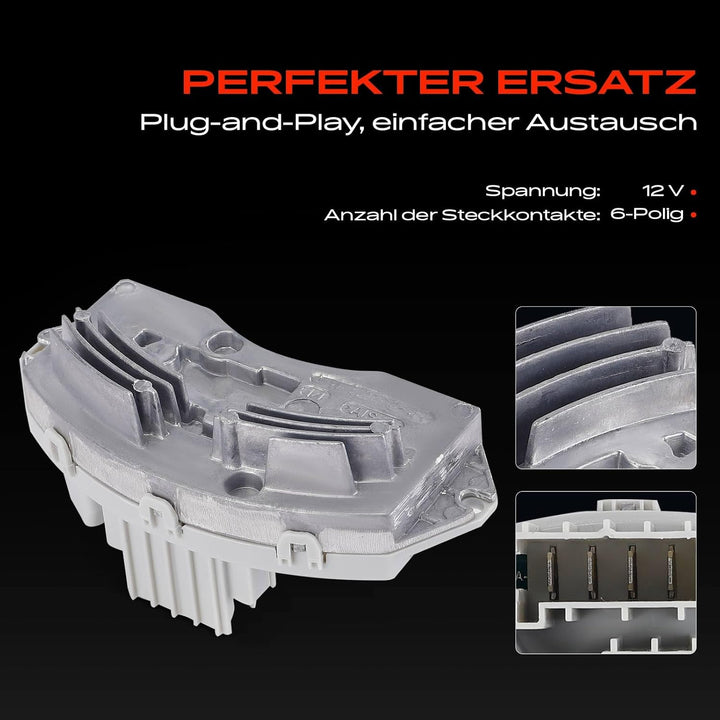 Frankberg Gebläse Widerstand Innenraumgebläse für 1er E81 E82 E87 E88 3er E90 E91 E92 E93 X1 E84 X3