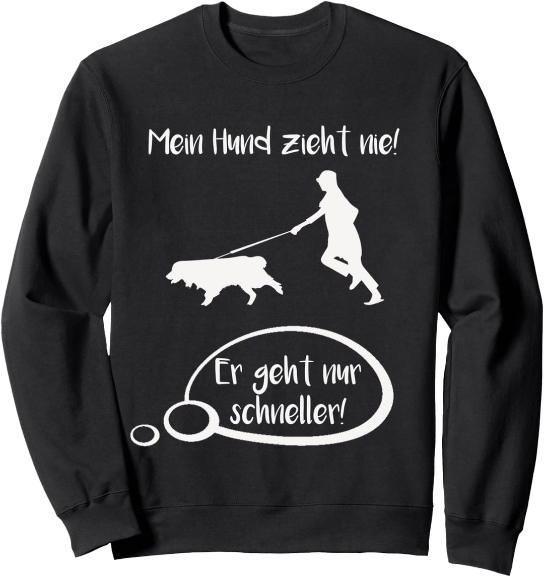 Hundebesitzer Motiv für einen Hundeführer Sweatshirt