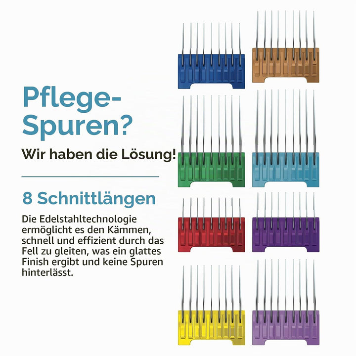 WAHL Arco Kamm-Set, aus Edelstahl Special