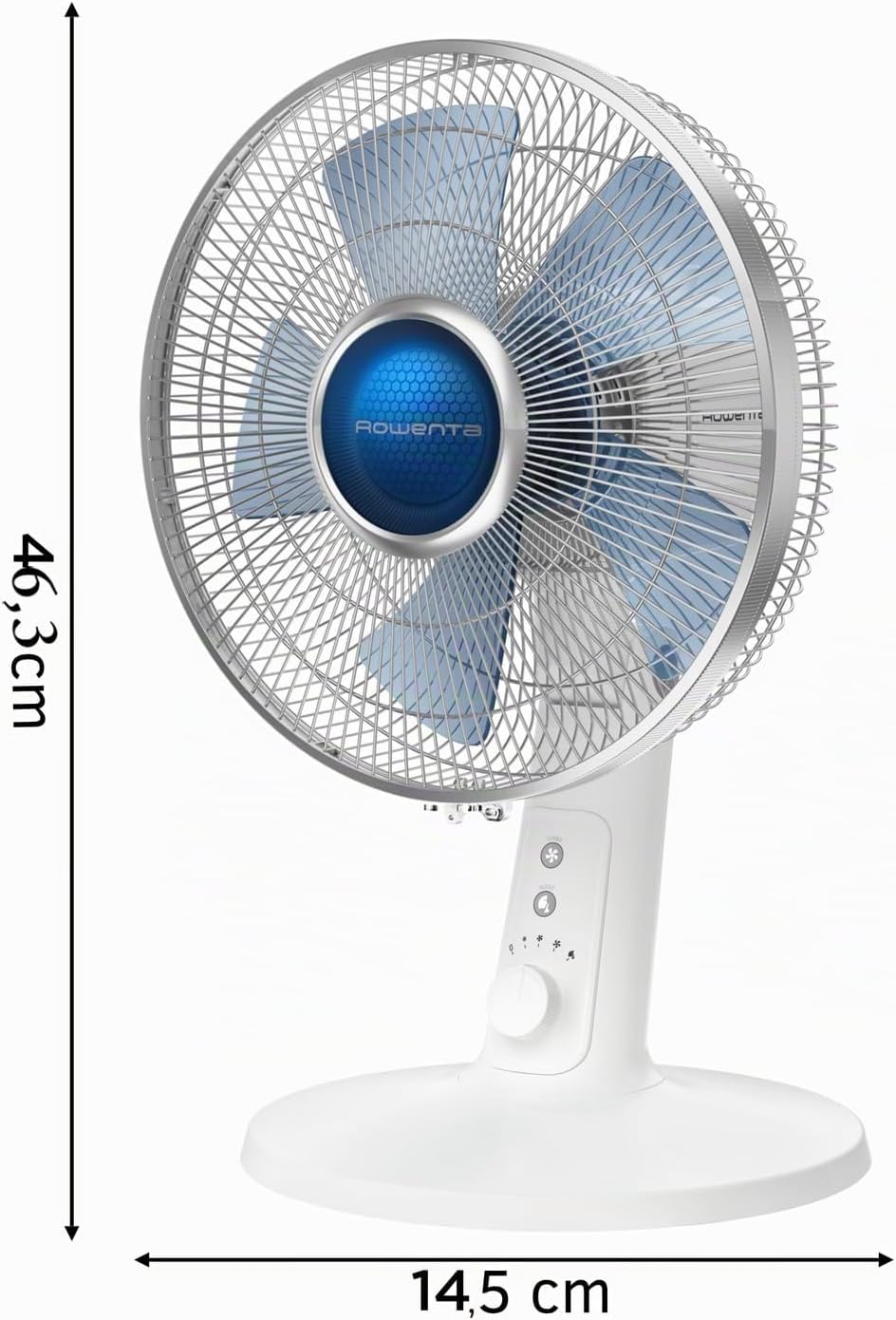 Rowenta VU2730 Turbo Silence Extreme+ Tischventilator | sehr leise und leistungsstark | 4 Geschwindi