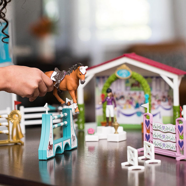 schleich 42440 Freundschaftsturnier, für Kinder ab 5-12 Jahren, HORSE CLUB - Spielset alte Verpackun