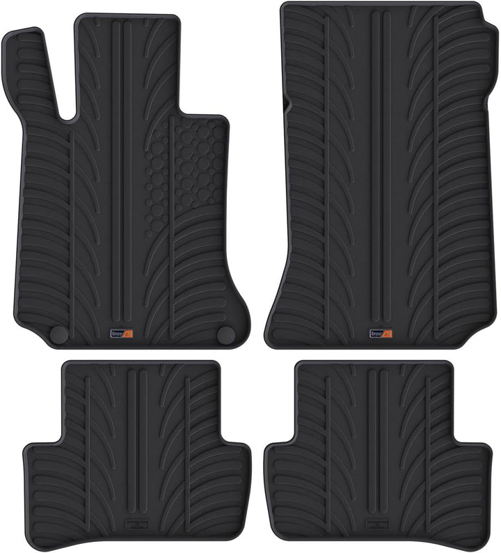 Travall Mats Gummifussmatten Kompatibel Mit Mercedes-Benz C-Klasse (2007-2014) TRM1155 - Allwetterma