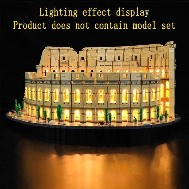 GEAMENT LED Licht-Set Kompatibel mit Lego Kolosseum (Colosseum) - Beleuchtungsset für Creator 10276