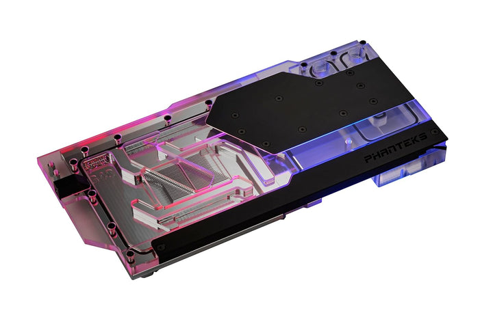PHANTEKS RTX 4080/90 Wasserblock inkl. Backplate für Asus, D-RGB - schwarz, Schwarz
