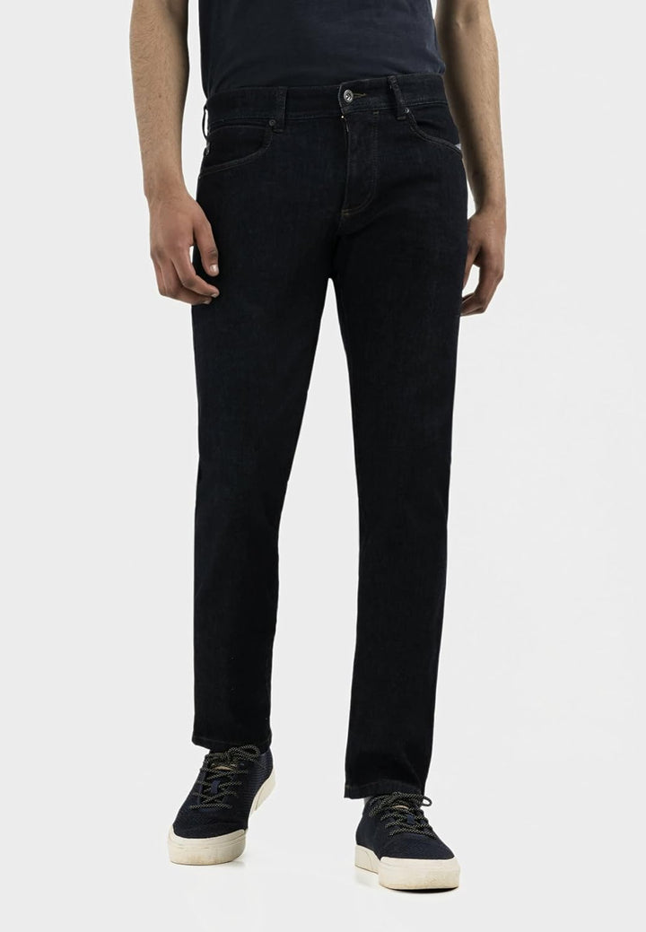 camel active Herren Slim Fit Madison Stretch Jeanshose Hose 29W / 32L Dunkelblau, 29W / 32L Dunkelbl