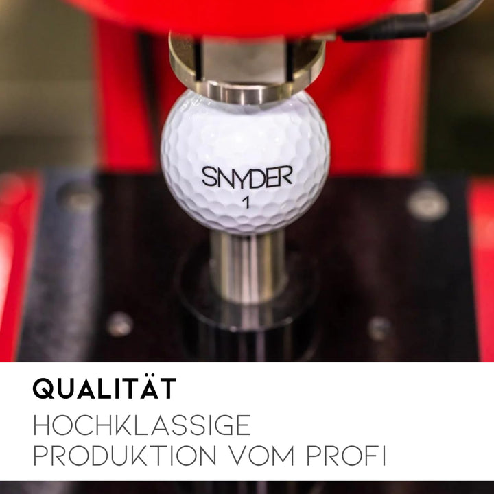 SNYDER - SNY DIST Premium Golfbälle | 20 Stück im Ballnetz | Ideal für: Maximale Ballgeschwindigkeit