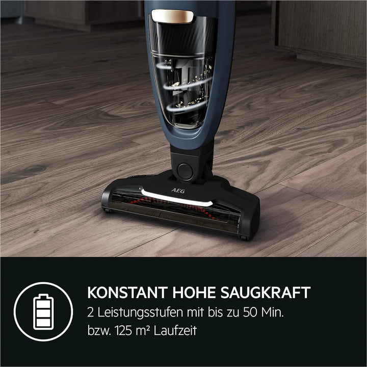 AEG QX7-1-I360 Akku Staubsauger kabellos / Staubsauger beutellos / leise / Handstaubsauger Akku / 50