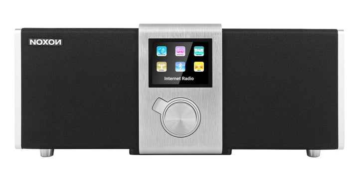 NOXON Nova II Internet-/DAB+ Radio mit Spotify, 50W schwarz/silber Schwarz / Silber NOXON Nova II, S