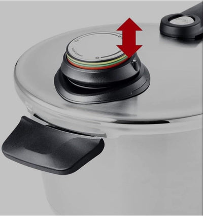 Fissler Vitavit Premium / Schnellkochtopf (6 L, Ø 22 cm) Edelstahl-Dampfkochtopf,4-Garstufen, inkl.