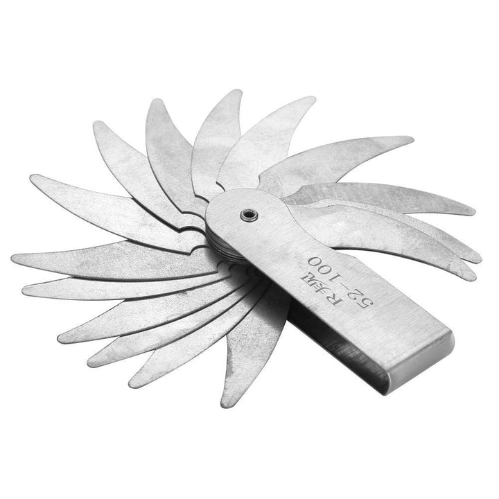 Radiusanzeige, R0.3-1.5/R1-6.5/R7-14.5/R15-25//R25-50/R52-100MM Radiusfiletanzeige aus rostfreiem St