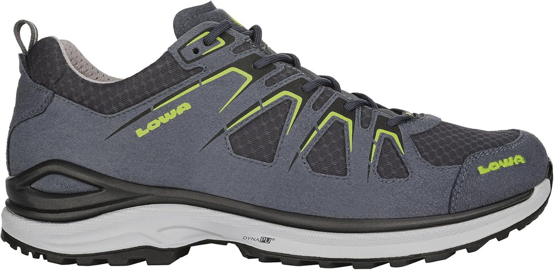 LOWA Halbschuh INNOX EVO GTX LO 44.5 EU Stahlblau Limone, 44.5 EU Stahlblau Limone