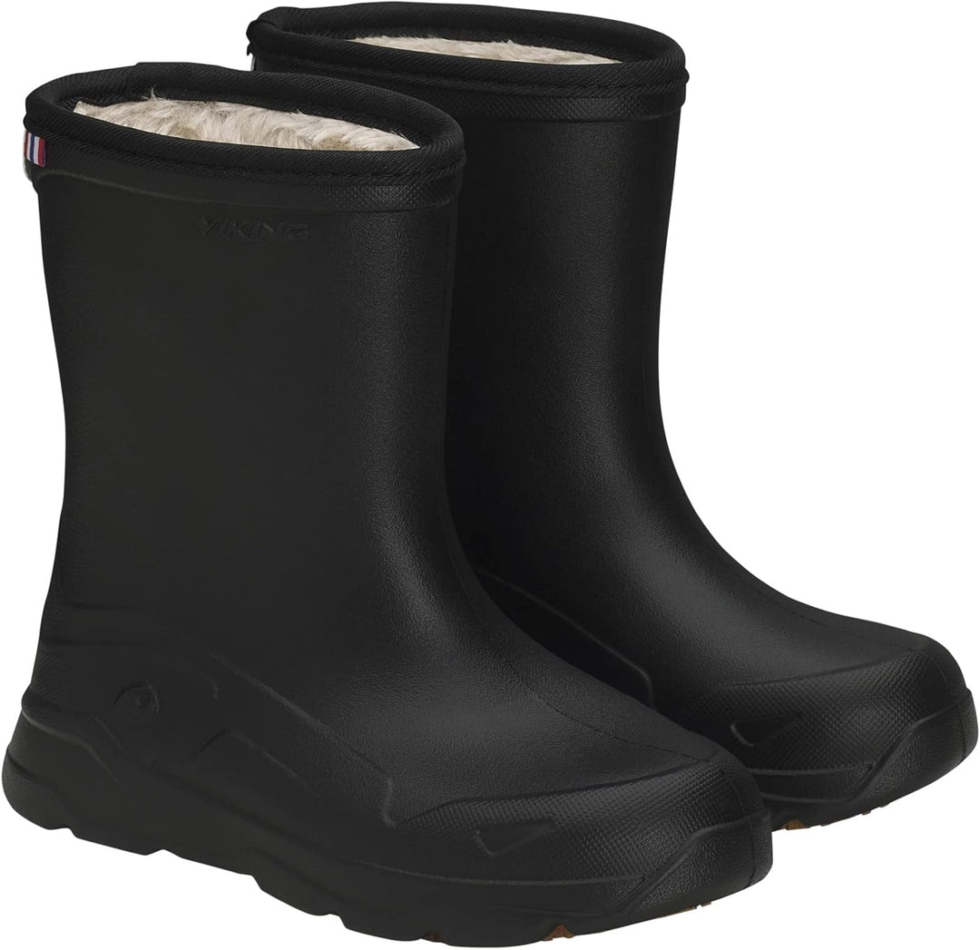 Viking Unisex Kinder Playrox Snow Boot 30 EU Schwarz, 30 EU Schwarz