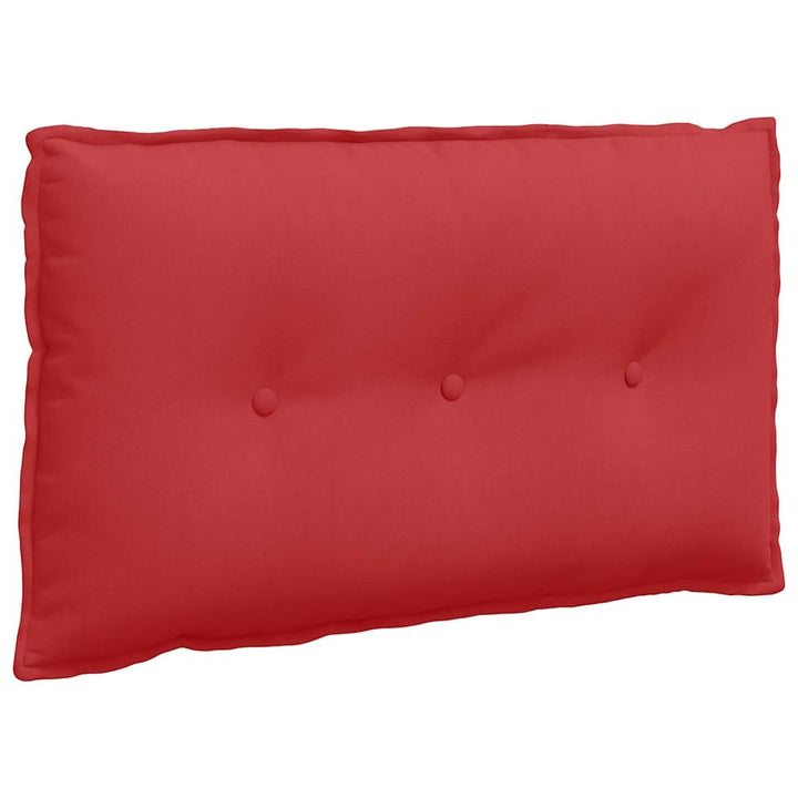 vidaXL Rückenkissen Rot 80 x 19 x 50 cm Stoff, Wohnzimmer, rechteckig, modern, abnehmbare Bezüge, Un