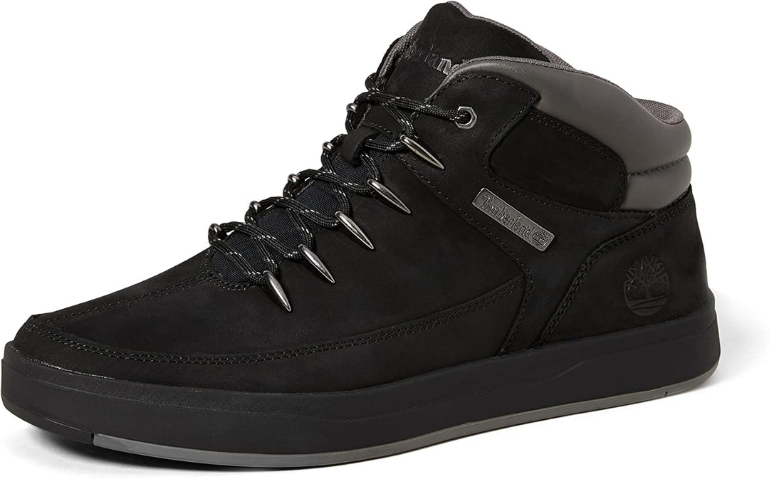Timberland Herren Davis Square Hiker Stiefel 44.5 EU Schwarz Nubuck, 44.5 EU Schwarz Nubuck