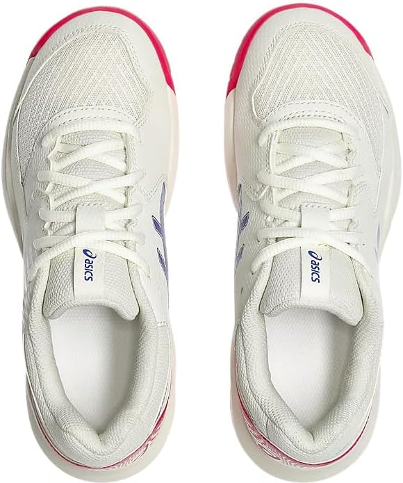 ASICS Jungen Gel-Dedicate 8 GsSneaker 34.5 EU Cream Dark Cobalt, 34.5 EU Cream Dark Cobalt