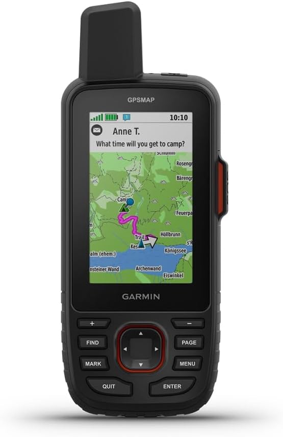 Garmin GPSMAP 67i,EU - - -, Schwarz / Orange