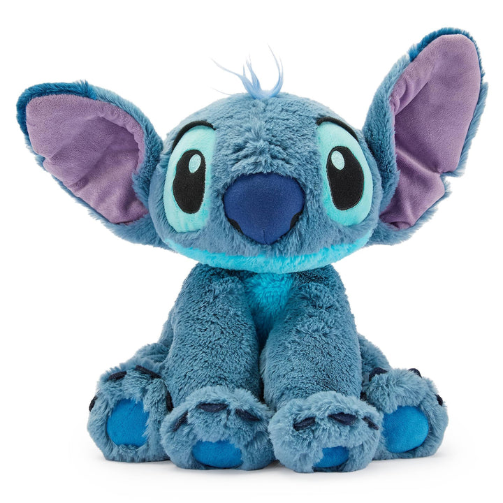 Disney Store Stitch Offizielles mittelgrosses Kuscheltier für Kinder, 38 cm, Kuscheltier mit Sticker