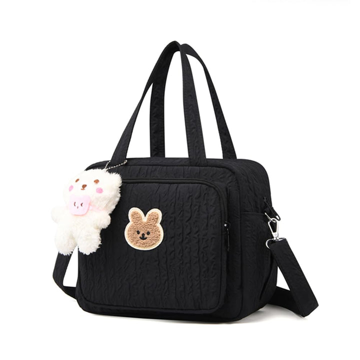 Lushandy Baby-Wickeltasche, süsse Baby-Wickeltasche, Crossbody-Tasche, Reise-Windeltasche, multifunk